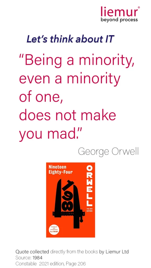 Orwell: Minority of one